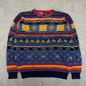 Vintage 3D Knit Sweater
